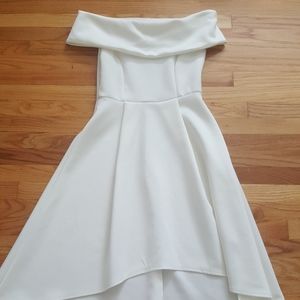 Gorgeous Off shoulder high low dress